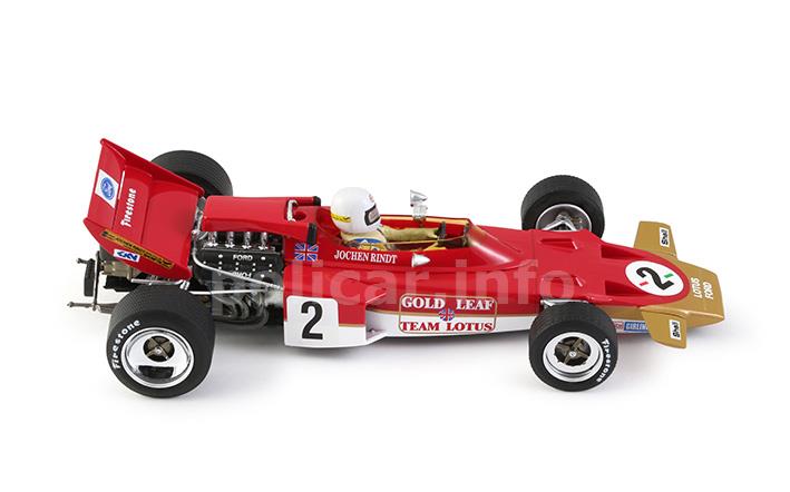 Lotus 72 n. 2 Jochen Rindt Germany GP 1970 (POLICAR by Slot.it - CAR02A)