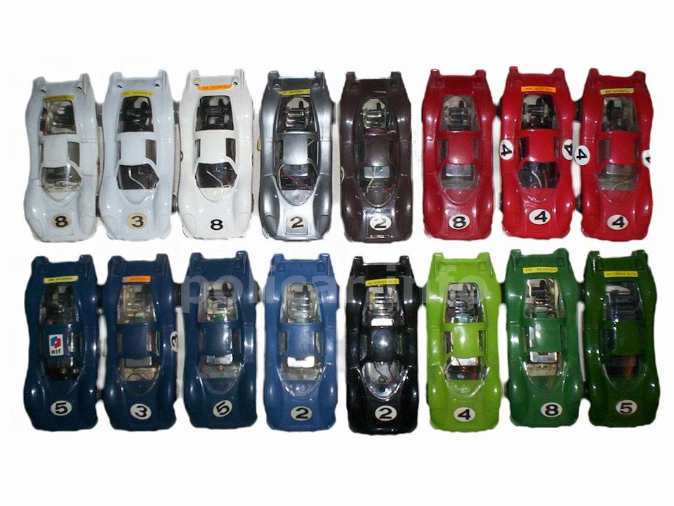 Sedici colori per le PORSCHE 908.