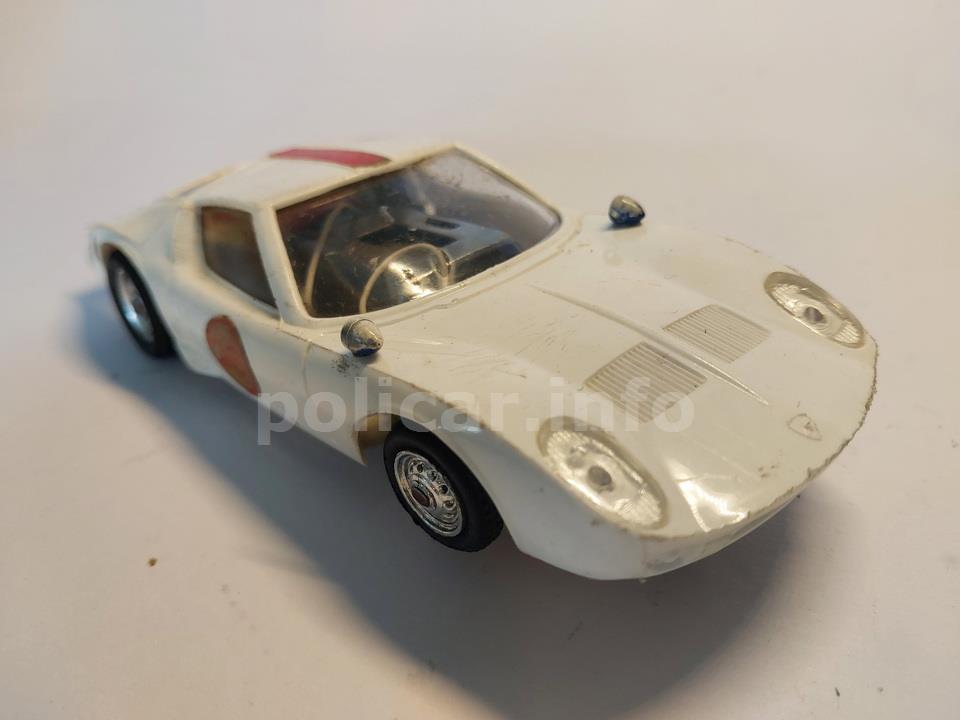 POLICAR A71 Lamborghini Miura FARI BIANCHI POLICAR A71 Lamborghini Miura FARI BIANCHI