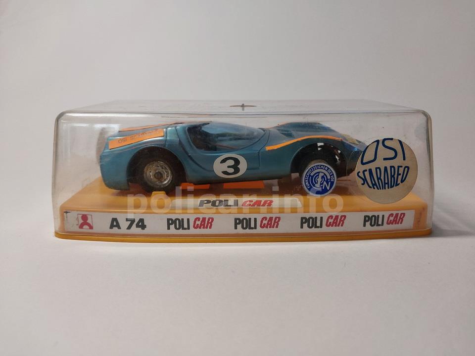 POLICAR A74 OSI SCARABEO VETRI AZZURRI IN SCATOLA POLICAR A74 OSI SCARABEO VETRI AZZURRI IN SCATOLA