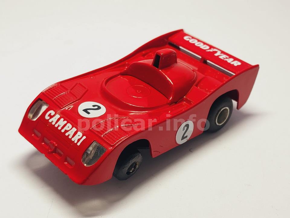 POLISTIL/DROMOCAR 771DN ALFA ROMEO 33TT12 ROSSA CON LUCI SCALA 1/43 POLISTIL/DROMOCAR 771DN ALFA ROMEO 33TT12 ROSSA CON LUCI SCALA 1/43