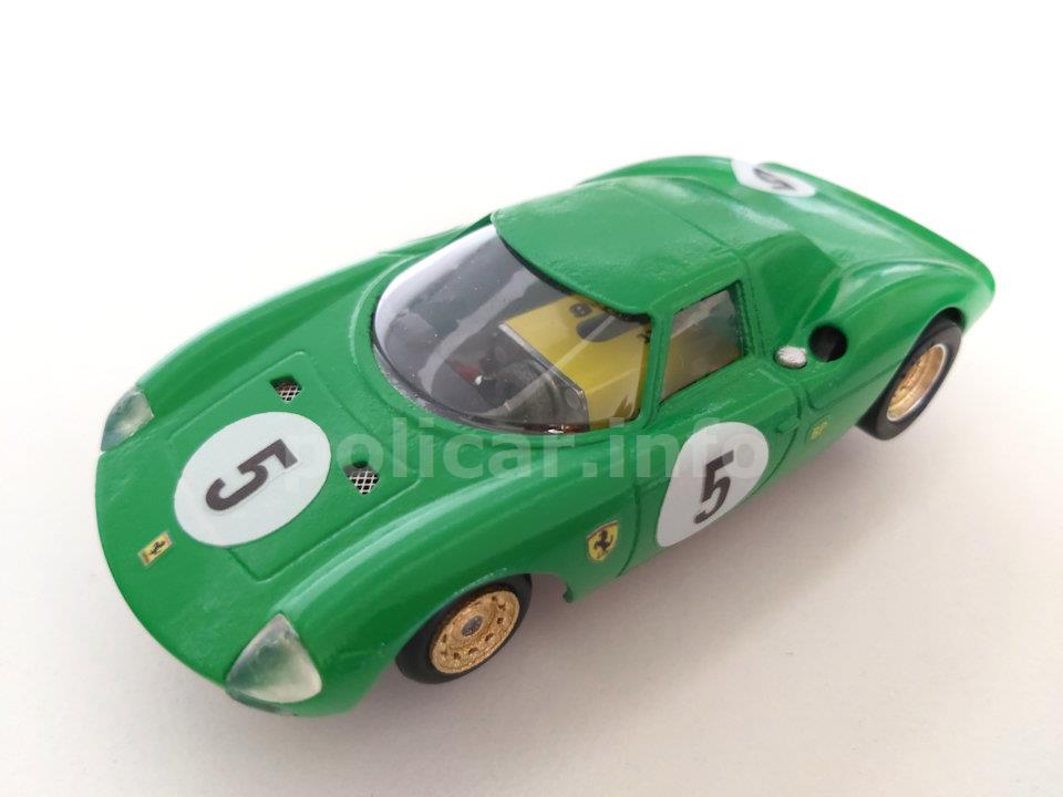 Slotcar Policar-TTracing Ferrari LM 250 verde David Piper