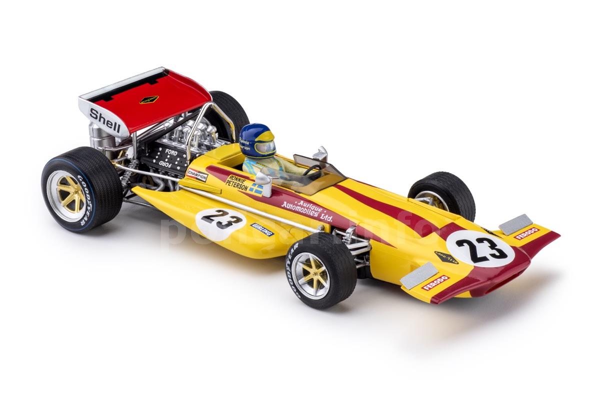 March 701 - #23 Ronnie Peterson - Monaco GP 1970 (POLICAR by Slot.it - CAR04C)
