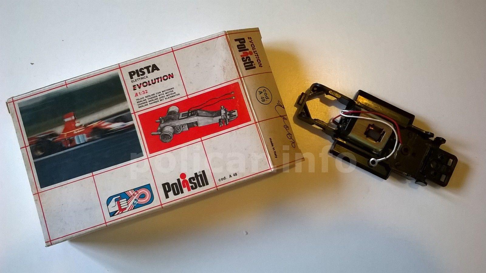 Slotcar Policar Polistil Evolution Motore e telaio per Prototipi 3a serie